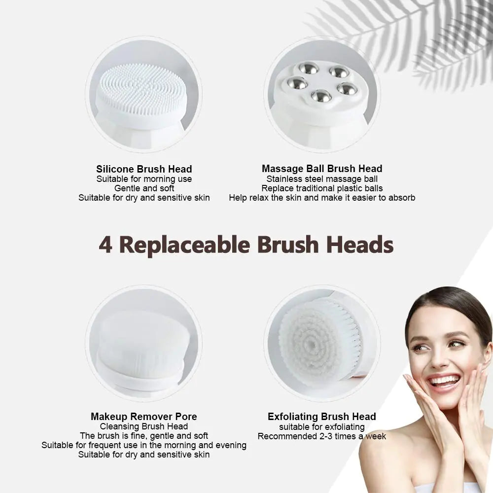 4 In 1 Facial Cleansing Brush