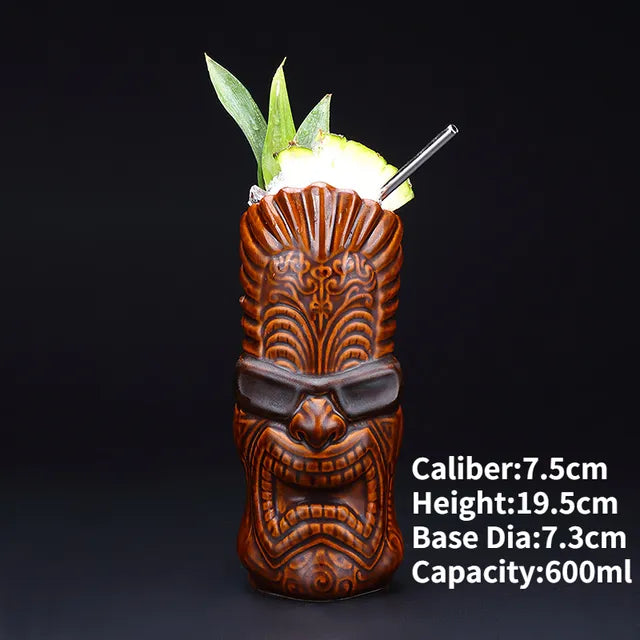 Hawaii Ceramic Tiki Mugs