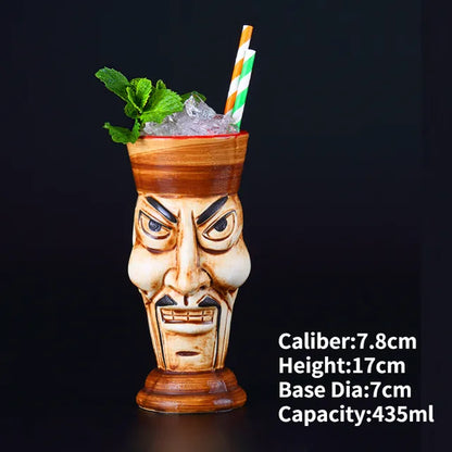 Hawaii Ceramic Tiki Mugs