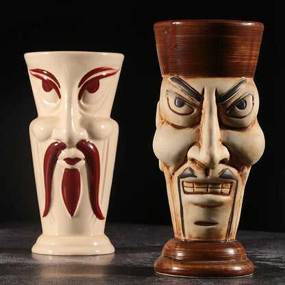 Hawaii Ceramic Tiki Mugs