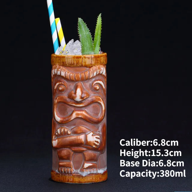 Hawaii Ceramic Tiki Mugs